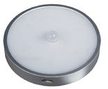 CENTALIUS LED светильник аккумуляторный c датчиком движения, серебристый, теплый белый 3000K, 50Lm, 0.8W