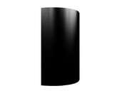 Фасад радиусный выпуклый ALV0003 K32 R240 H896 черный (Negro) глянец