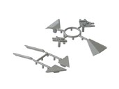 

Комплект соединителей треугольного пристеночного бортика ALPHALUX, пластик, серый (6 частей