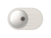 

Мойка врезная EW-ЕR50F, цвет иней, кварц (+сифон