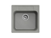 

Мойка врезная GF-QUARZ 1-чаш. 480*480, серый