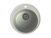 фото Мойка врезная gf-quarz (z08) d=480 мм, цвет серый, кварц