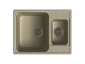 

Мойка врезная GF-QUARZ (Z09) 62х48см, цвет песочный, кварц