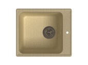 

Мойка врезная GF-QUARZ (Z17) 42х48см, цвет бежевый, кварц