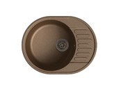 

Мойка врезная с крылом GF-QUARZ (Z58) 62х48см, цвет терракот, кварц