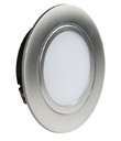фото Polus led светильник точечный врезной, хром матовый, 220v, нейтральный белый 4000k, 160lm, 4w