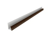 фото Стартовый профиль qunell knl st-25 мм, темный дуб (renolit 2052-089), 6,0 м