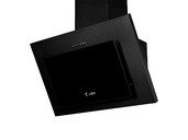 

Вытяжка наклонная MIKA 500 BLACK, ширина 500 мм, черное стекло, Черный