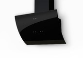 

Вытяжка наклонная PLAZA 600 BLACK, ширина 600 мм, черный, фасад из стекла