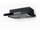 

Вытяжка встраиваемая HUBBLE G 600 BLACK, ширина 600 мм, черное стекло, Черный